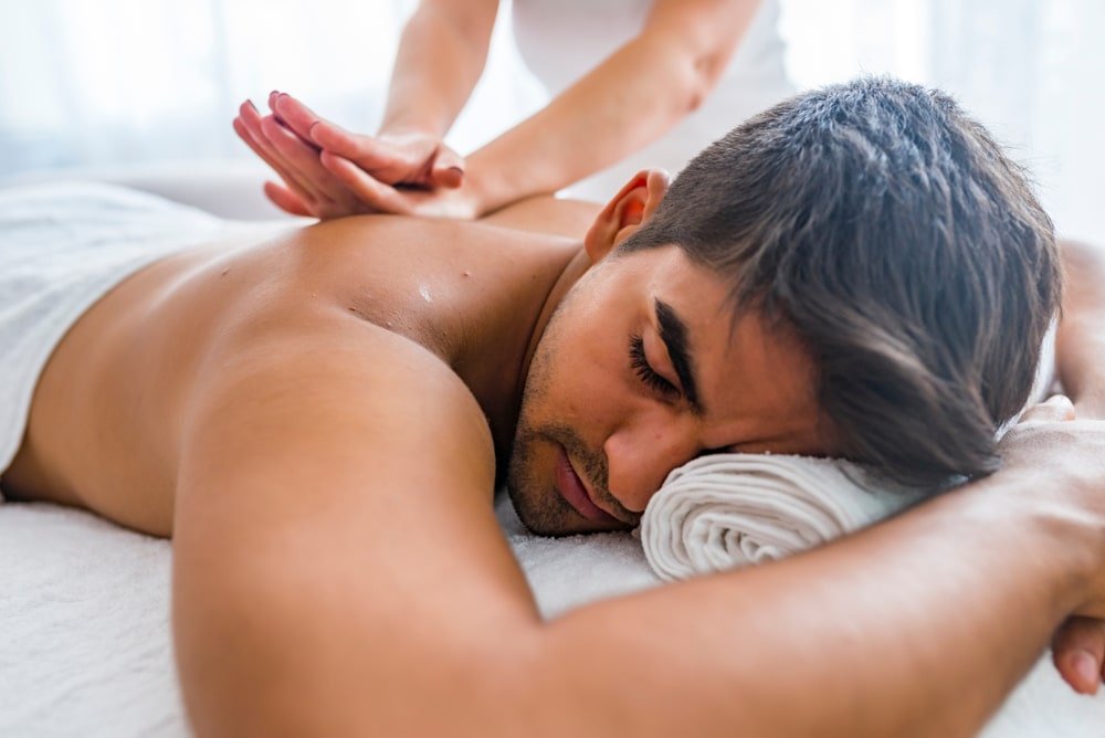 Getting-a-deep-tissue-massage